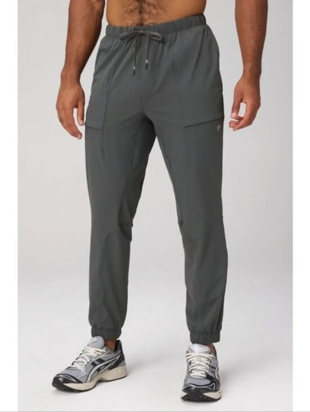 Fabletics Onyx Gray Men's The One Jogger Pant Lightweight Quick Dry Size XL NWT